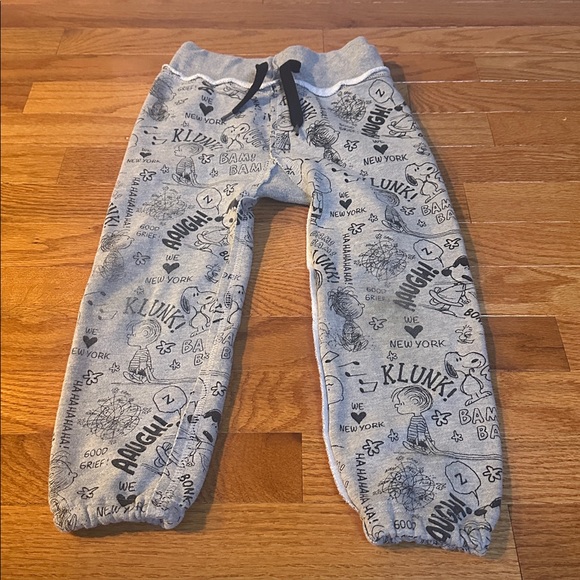 Gray Appaman Peanuts Jogger Pants 4t - Picture 1 of 3